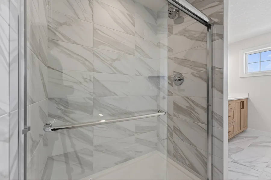 Walk-in shower detail