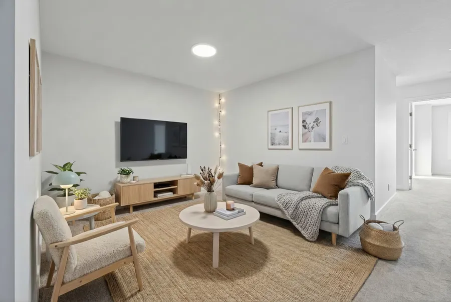 Bonus room, styled